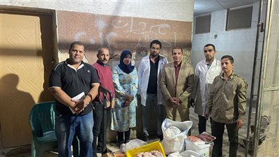 ضبط لحوم غير صالحة للاستهلاك الآدمي خلال حملة على مطاعم سوهاج