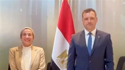 وزيرة البيئة تلتقي نظيرها السلوفاكي لبحث التعاون المشترك