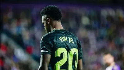 فينيسيوس مهدد بالغياب عن مباراة ريال مدريد ضد ديبورتيفو ليجانيس