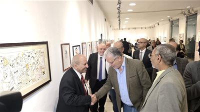 وليد قانوش يفتتح معرض عيد الكاريكاتير المصري بمتحف محمود مختار 