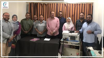 تشغيل جهاز الحث الكهرومغناطيسي للمخ ذات الكفاءة بمستشفى سوهاج العام 