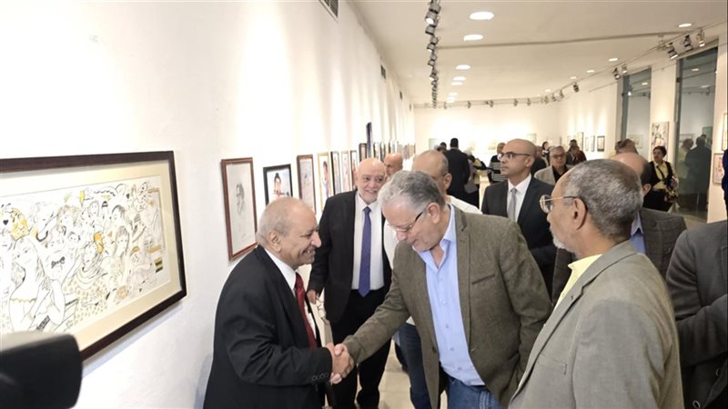 افتتاح معرض عيد الكاريكاتير