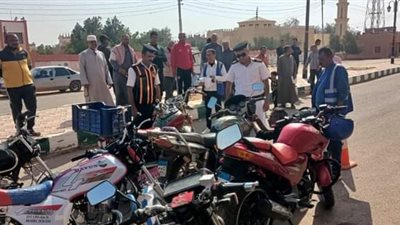 المرور ينظم قافلة للتيسيرعلى المواطنين بالوادي الجديد 
