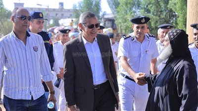 مدير أمن الأقصر يتفقد الاستعدادات الأمنية لاحتفالات دير مارجرجس بالرزيقات (صور)
