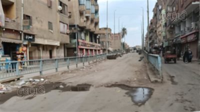 موعد الانتهاء من صيانة نزلة منوف بكوبري الباجور