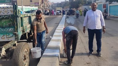 توجيهات من محافظ الشرقية بمتابعة أعمال الدهانات بالمدن 