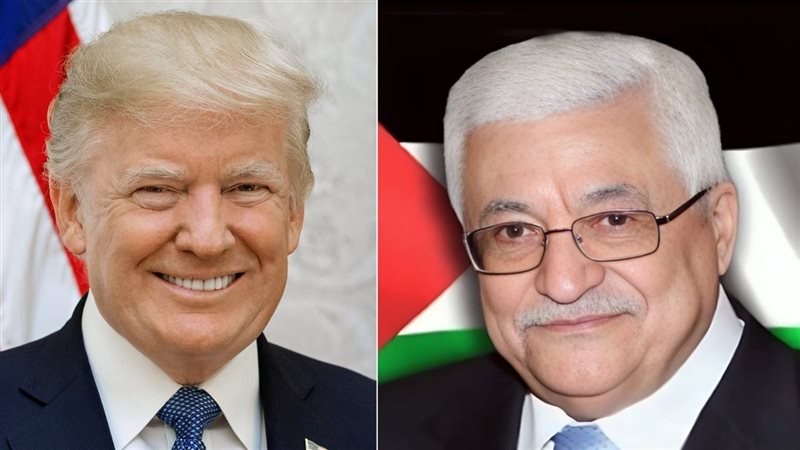 أبومازن وترامب، فيتو