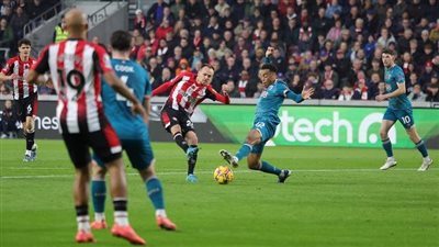 الدوري الإنجليزي، تعادل إيجابي 1-1 بين برينتفورد وبورنموث في الشوط الأول (صور)