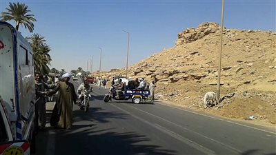 غلق طريق أسوان الزراعي الغربي اتجاه المنيب لمدة شهر 