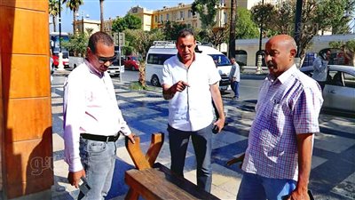 محافظ الأقصر يوجه بصيانة البرجولات والمقاعد بكورنيش النيل (صور)