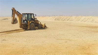 إزالة تعديات في المهد على 42 فدان أملاك دولة بالوادي الجديد 