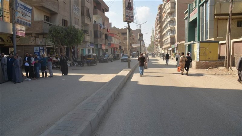 رفع كفاءة شوارع القوصية