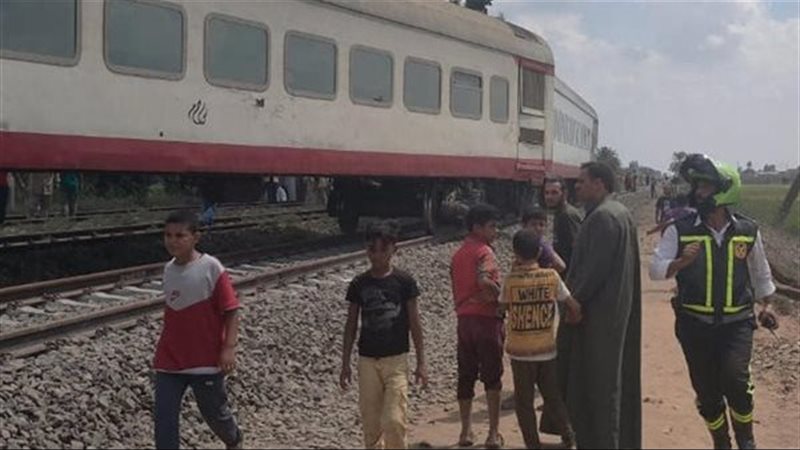 حادث قطار بالقليوبية،