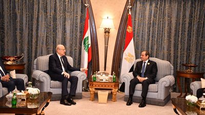  السيسي يؤكد لميقاتي موقف مصر الداعم للبنان وسيادته ورفض وإدانة العدوان الإسرائيلي