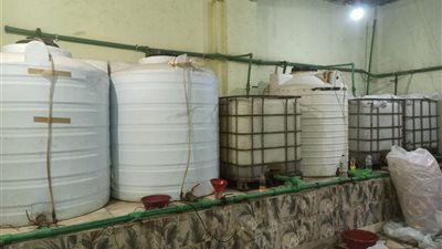  ضبط 5 أطنان مواد غذائية مجهولة المصدر بحملة تموينية ببلبيس