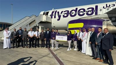 مطار سوهاج يستقبل أولى رحلات شركة فلاي أديل القادمة من جدة
