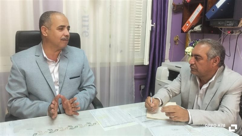 مدير تعليم طهطا وحوار