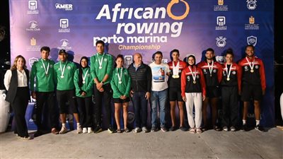 مصر تحصد 29 ميدالية في البطولة الأفريقية للتجديف