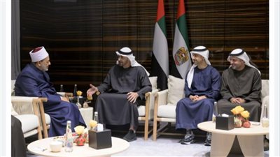 شيخ الأزهر يلتقي محمد بن زايد في أذربيجان