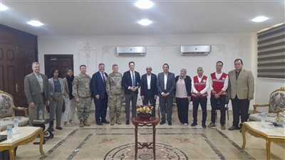 محافظ شمال سيناء يستقبل مدير بعثة الوكالة الأمريكية للتنمية