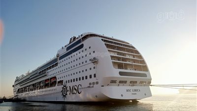  السفينة MSC LIRIKA تصل ميناء غرب بورسعيد وعلى متنها 2700 سائح (فيديو وصور)