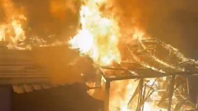 حريق في عقار سكني بالسيدة زينب