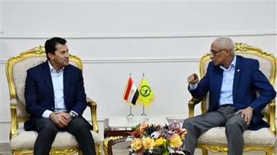 وزير الشباب والرياضة يزور محافظة شمال سيناء