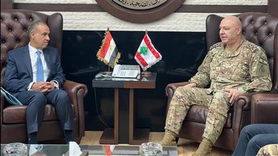 وزير الخارجية والهجرة يجتمع مع قائد الجيش اللبناني (صور)