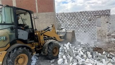 إزالة 147 حالة تعدٍّ على الأراضي الزراعية وأملاك الدولة بالمنيا