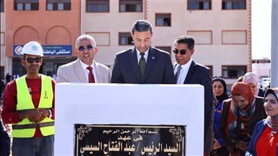 أيمن الشهابي يضع حجر أساس مبنى بنك الدم الإقليمي لمستشفيات جامعة الأزهر (صور)