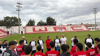 منتخب مصر للناشئين 2008 يختتم استعداداته لمواجهة الجزائر (صور)