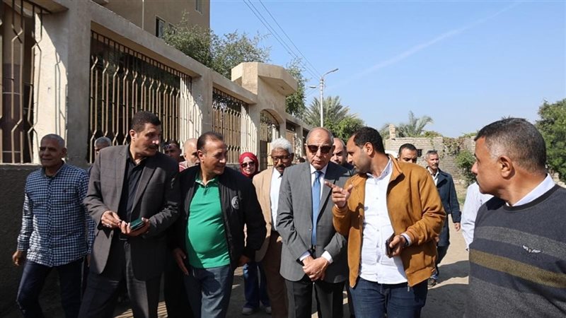 محافظ المنيا يتفقد