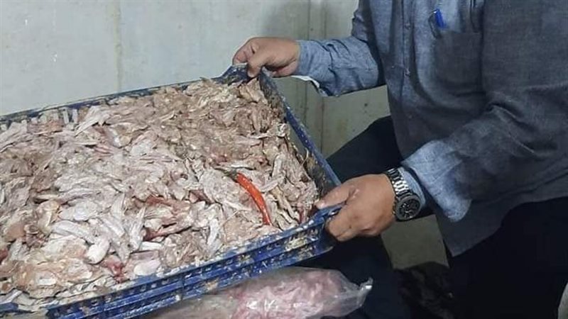 ضبط لحوم دواجن فاسدة
