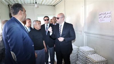 الكرتونة بـ150 جنيها، 10 منافذ لبيع البيض بأسعار مخفضة في بني سويف