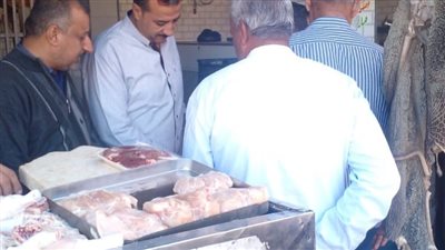 تحرير 12 محضرا خلال حملة على بائعي اللحوم في طهطا بسوهاج 