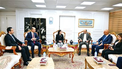 محافظ البحيرة تستقبل رئيسي مجلس إدارة البورصة المصرية وجامعة دمنهور 