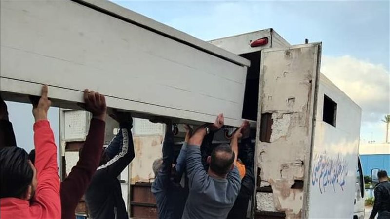 ضحايا حادث طريق بورسعيد