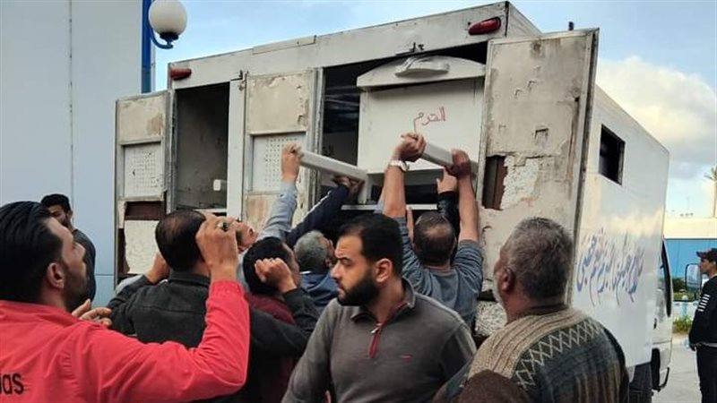ضحايا حادث طريق المطرية