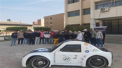 جامعة الزقازيق تحصد جائزة أفضل ابتكار في اختبارات المسار الميداني للسيارات (صور)