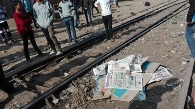 مصرع شاب أسفل عجلات القطار بالبدرشين