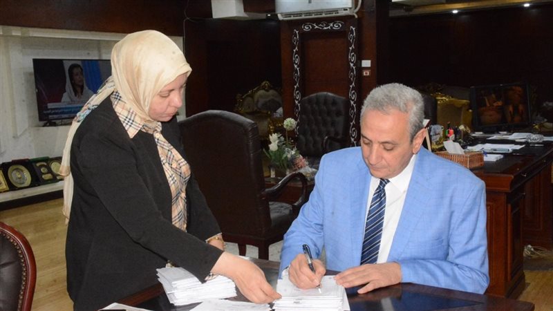 محافظ الغربية يعتمد