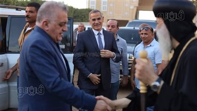 مدير أمن الأقصر ومساعد وزير الداخلية يشاركان في الاحتفالات بدير مارجرجس (صور)