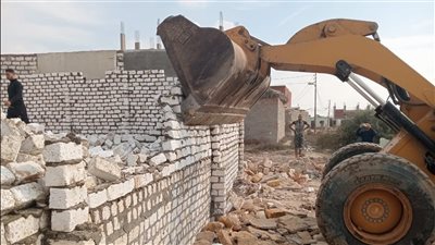 تنفيذ 31 حالة إزالة فورية لتعدِّيات بالبناء في الإسماعيلية خلال أسبوع (صور) 