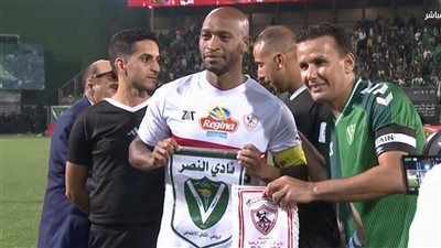 مباراة اعتزال خالد حسين، الزمالك يتعادل مع النصر الليبي 1-1 في الشوط الأول