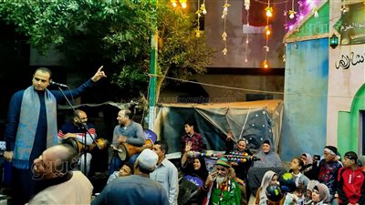 الآلاف يحيون الليلة الختامية لمولد أبو العزم في الغربية (فيديو)