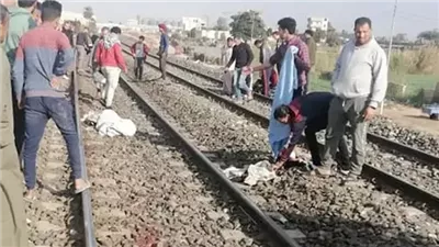 مصرع عامل دهسا أسفل عجلات قطار الصعيد بمركز المنشاة في سوهاج