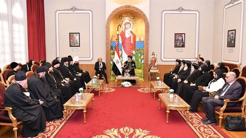 البابا تواضروس خلال
