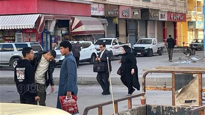 وصول زوجة ضحية الدهس من أحمد فتوح جلسة المحاكمة (صور)