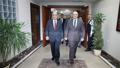 محافظ بني سويف يستقبل رئيس النيابة الإدارية لافتتاحات جديدة بشرق النيل