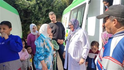 وكيل صحة الإسماعيلية تتفقد القافلة الطبية بأبوصوير (صور) 